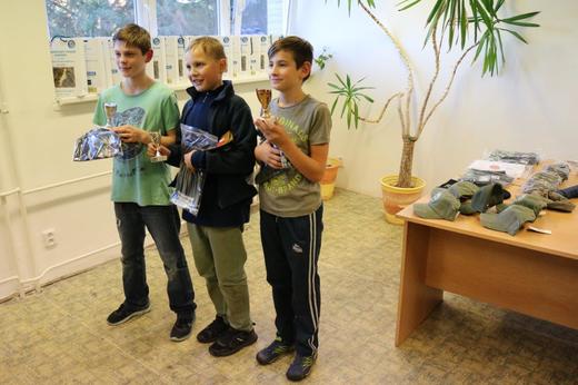 Benjamini-1.místo- David Sušil, 2.místo- Jan Včeliš, 3.místo- Zd