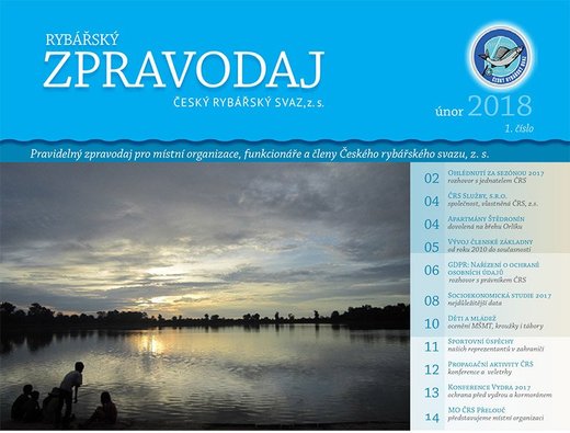 Rybářský Zpravodaj Rady ČRS : první číslo je na světě
