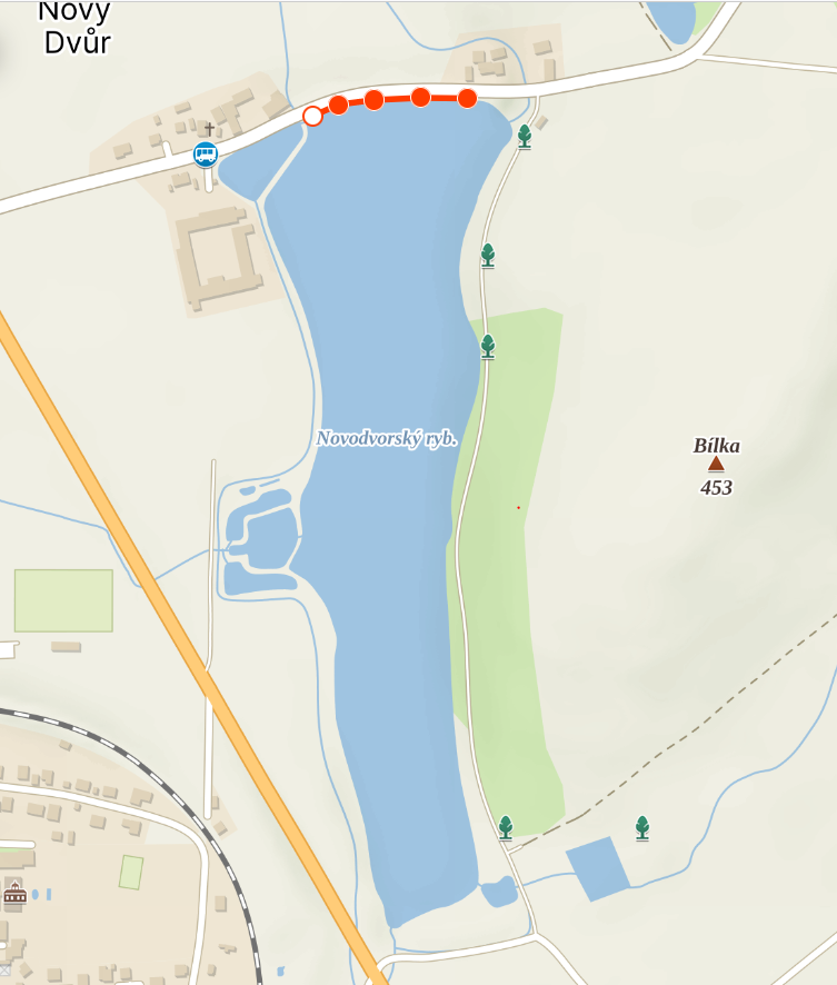 feeder Bílka závodní trať U20