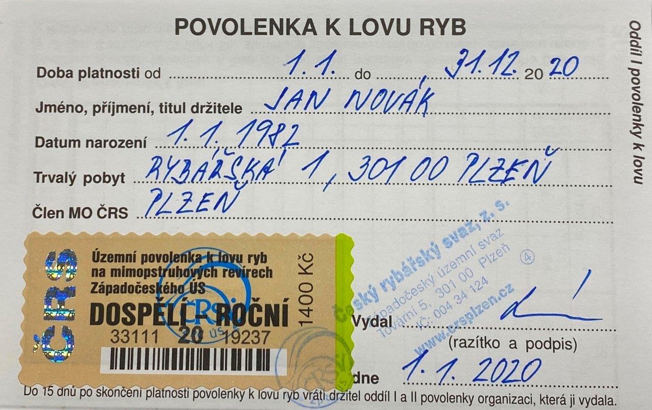povolenka 2020 - ilustrační