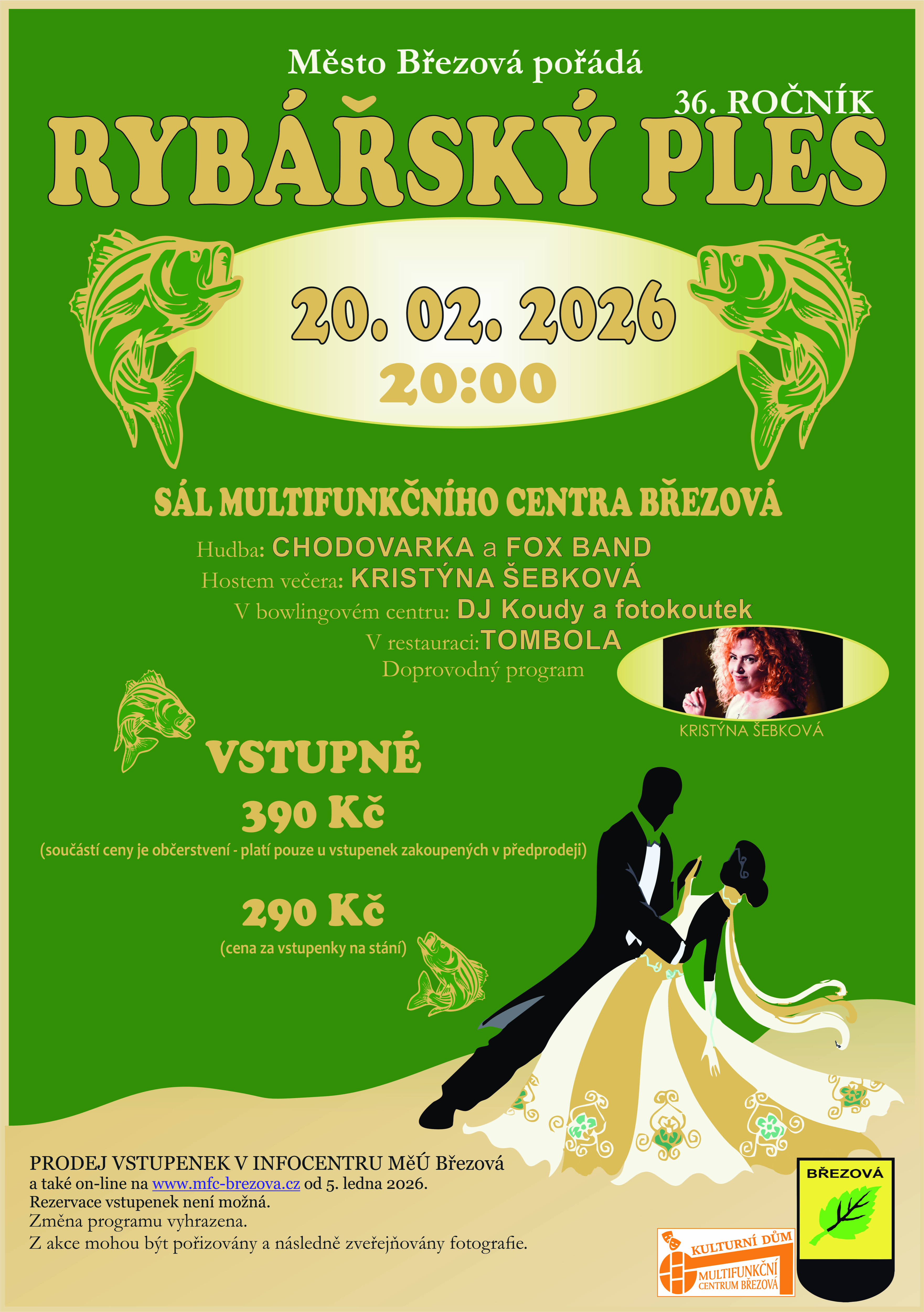 Rybářský ples Březová 2026